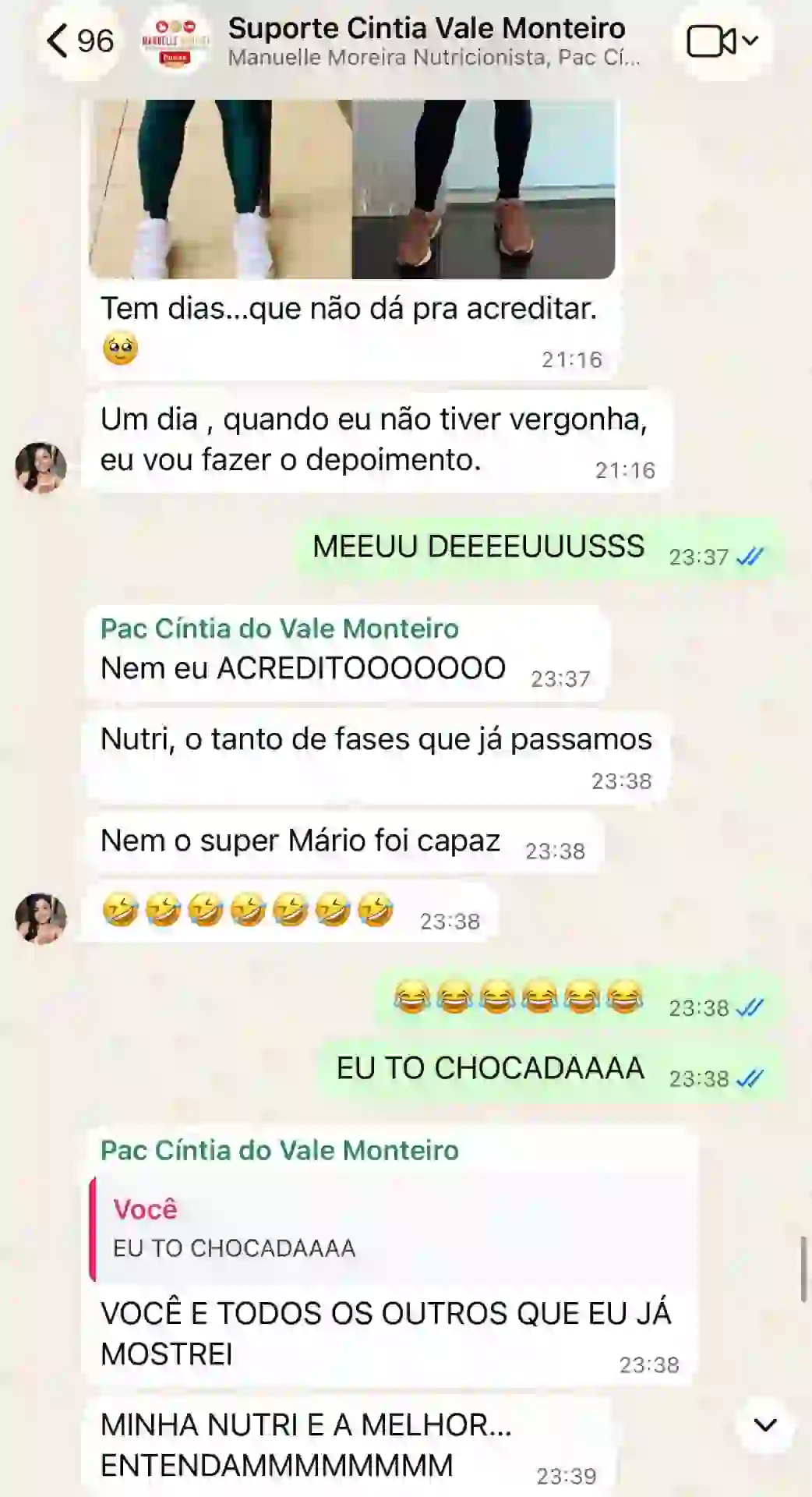Depoimento de Cíntia M. sobre o acompanhamento nutricional Reset